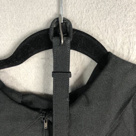 Vintage Handmade Dress Womens Small Black Embroidery Rhitnetone 1950s Event - Picture 10 of 12